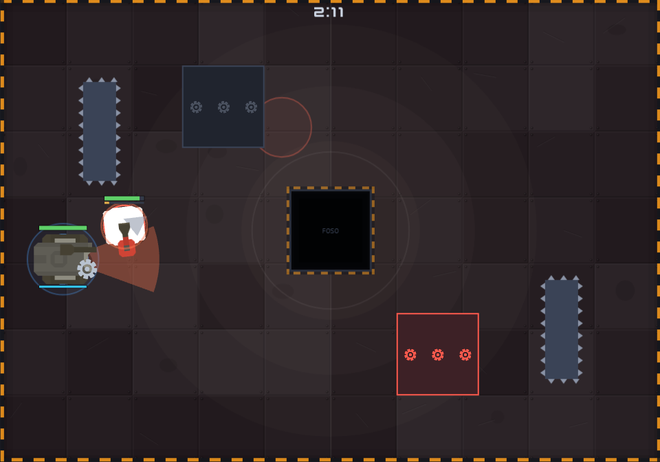 Combate en el Coliseo de ANGRYBOTS